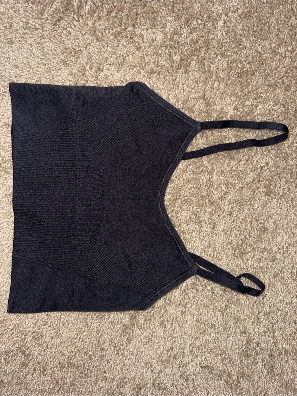 all in motion Black Sports Top